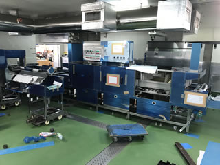 洗浄機器更新　搬入設置　八王子市内某所